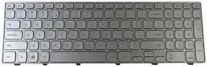 Silver Backlit Keyboard for Dell Inspiron 15 (7537) Laptops