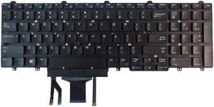 Dell Precision M3520 M7520 M7720 Backlit Keyboard