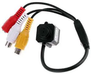 Mini Tiny Spy Hidden Pinhole CCTV Security Surveillance Color Video Camera Wired Cam