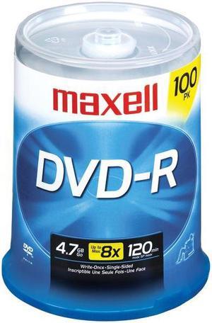 maxell 4.7GB DVD-R 100CT SPINDLE- Part # 638014