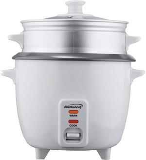BRENTWOOD TS-600S Rice Cooker with Steamer (5-Cup)