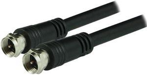 GE 33600 RG6 Coaxial Cable, 50ft (Black)
