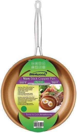 Brentwood Appliances BFP-330C Nonstick Induction Copper Fry Pan (11.5")