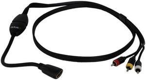 ISIMPLE ISHD01 MediaLinx HDMI(R) to Composite RCA A/V Cable, 4ft