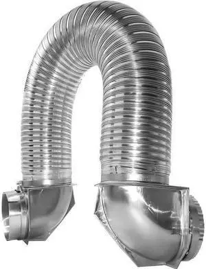 Builder's Best 111926 UL Transition Duct Metal Vent Kit