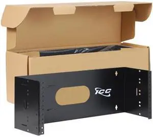 BRACKET- WALL MOUNT HINGED- 4U- 2 PACK