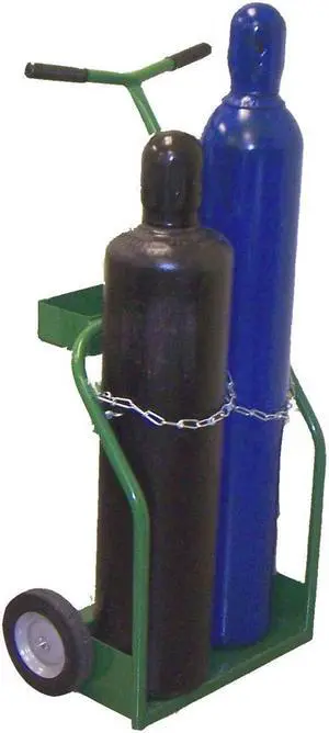 SAFTCART 935-8S Welding Cylinder Truck,2 Cyl,250 lb.