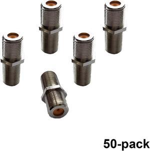 50 Barrel Connectors DIRECTV F81 Barrel 3GHZ HF Perfect Vision DTVF81I-05 AT&T