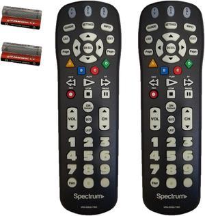 Lot of 2 (TWO) SPECTRUM (Time Warner) BIG Button TV Remote Control UR3-SR3S US