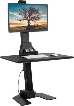Mount-It! Electric Gaming Standing Desk Converter with Monitor Mount