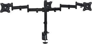 Mount-It! Triple Monitor Desk Mount | Fits 13"-27" Screens Full Motion Adjustment
