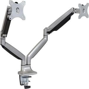Mount-It! Monitor Arm Desk Mount | Full Motion Articulating Height Adjustable | Fits 21-32 Inch Screens