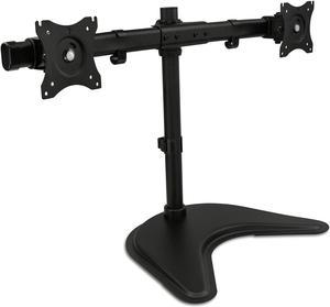 Mount-It! Dual Monitor Stand | Height Adjustable Fits Up to 32" Screens