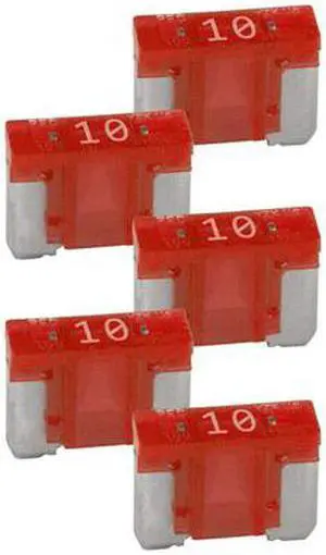 Audiopipe 10A Low Profile Mini Fuse 10 Pack ATMLPM10A