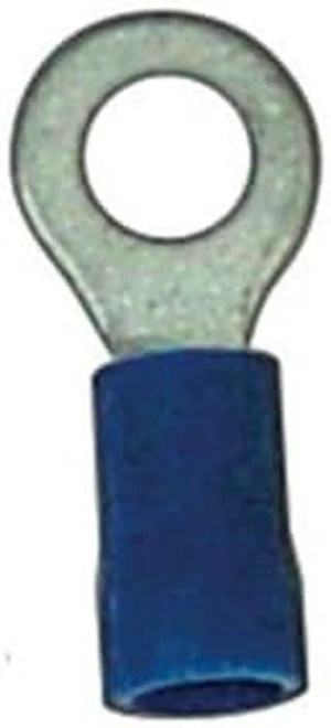 Ring Terminals #8 14-16 Ga. 100 Pcs; Blue; Xscorpion Ring Terminals #8 14-16 Ga. 100 Pcs; Blue; Xscorpion