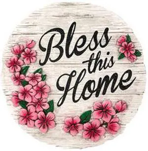 SPOONTIQUES 13220 BLESS THIS HOME STEPPING STONE