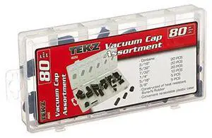 TITAN TOOLS 45252 TITAN TOOLS 45252 80 PIECE BUNA-N RUBBER VACUUM CAP ASSORTMENT