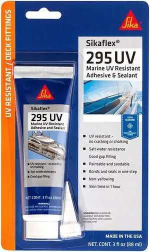 SIKA SIKAFLEX 295 UV BLACK 3 OZ. TUBE
