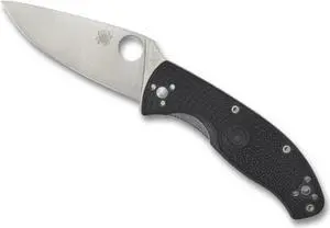 SPYDERCO C122PBK SPYDERCO TENACIOUS LIGHTWEIGHT 3.4 IN PLAIN BLADE FRN HANDLE
