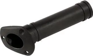 Sea Dog 325160-1 Flush Mount Single Fishing Rod Holder Black