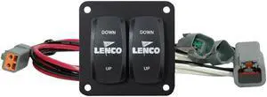 LENCO 122 CARLING DOUBLE ROCKER SWITCH KIT 10222-211D