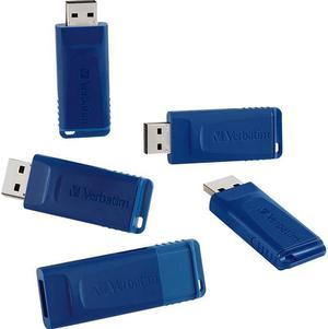VERBATIM 99810 16GB 5 pk USB Flash Drive Blue