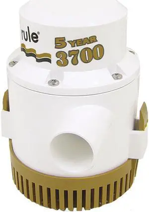 RULE 3700 GPH GOLD SERIES NON AUTOMATIC BILGE PUMP  13A