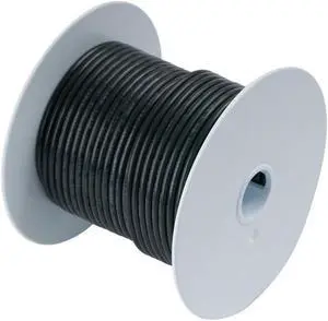 Ancor Black 8 Awg Tinned Copper Wire - 50'