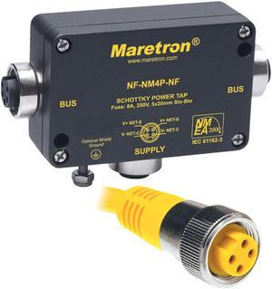 MARETRON MINI POWERTAP FEMALE W/ FUSE & LED DIAGNOSTICS NF-NM4P-NF