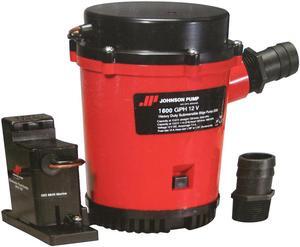 JOHNSON PUMP 1600GPH AUTO BILGE PUMP W/ MAG SWITCH 12V 01604-00