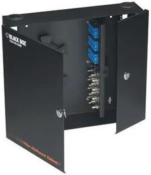 BLACK BOX JPM402A-R3 FIBER ENCLOSURE - WALLMOUNT, LOCKING, 4-SLOT, 45 DAY STANDARD RETURN POLICY