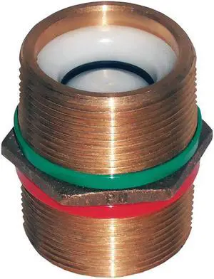 GROCO PNC BRONZE PIPE NIPPLE WITH CHECK VALVE 1