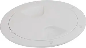 SEA DOG POLYPROPYENE DECK PLATE WHITE 4"