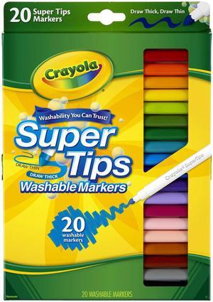 Crayola Marker,Wsh,Sptp,20/St,Ast 588106