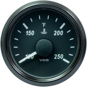 VDO SINGLEVIU 52MM (2-1/16) WATER TEMP GAUGE - 250 DEG F