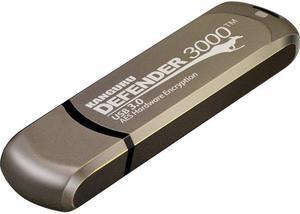 Kanguru - KDF3000-256G - Kanguru 256GB Defender 3000 Flash Drive - 256 GB - 3 Year Warranty - TAA Compliant