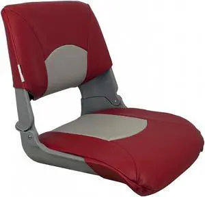 SPRINGFIELD SKIPPER STANDARD SEAT FOLD DOWN GRAY/RED