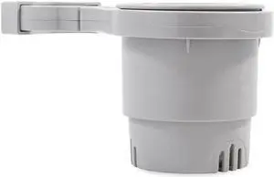 CAMCO RAIL MOUNTED CUP HOLDER LARGE CLAMP GRAY