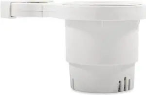 CAMCO RAIL MOUNTED CUP HOLDER SMALL CLAMP WHITE