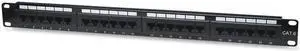 INTELLINET CAT6 PATCH PANEL 24-PORT, UTP, 1U