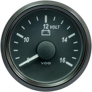 VDO SINGLEVIU 52MM (2-1/16) VOLTMETER F/ 12V SYSTEMS