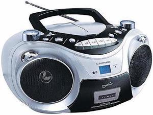 Supersonic SC-739BT Portable Bluetooth Audio System - Silver