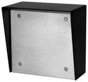 Viking - VE-5X5-PNL - Textured Black Powder Painted Back Box for Surface Mounting Numerous Viking Products with Aluminum