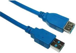 VCOM CU302-6FEET  CU302-6FEET 6ft USB 3.0 Type A Male to Type A Female Extension Cable