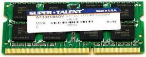 Super Talent DDR3-1333 SODIMM 4GB Notebook Memory