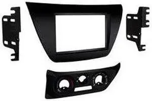 Metra 95-7017B Black Double DIN Stereo Dash Kit for 2002-2007 Mitsubishi Lancer