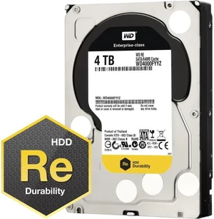 WD RE WD4000FYYZ 4 TB 3.5" Internal Hard Drive - SATA - 7200 rpm - 64 MB Buffer WD RE WD4000FYYZ 4 TB 3.5" Internal Hard Drive - SATA - 7200 rpm - 64 MB Buffer