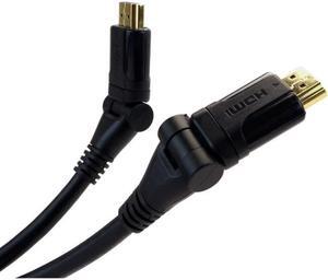 VisionTek 900811 3 ft. Black HDMI Pivot Cable 3 ft (M/M) Male to Male