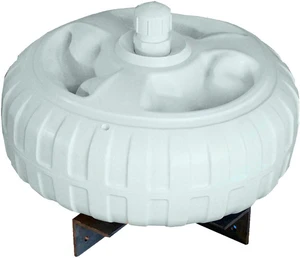 DOCK EDGE INFLATABLE DOCK WHEEL 18" WHITE DOCK EDGE INFLATABLE DOCK WHEEL 18" WHITE