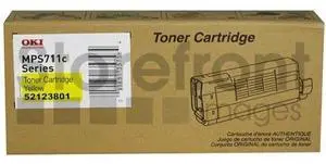 OKIDATA OEM Toner, YELLOW, yield 11,500 52123801
